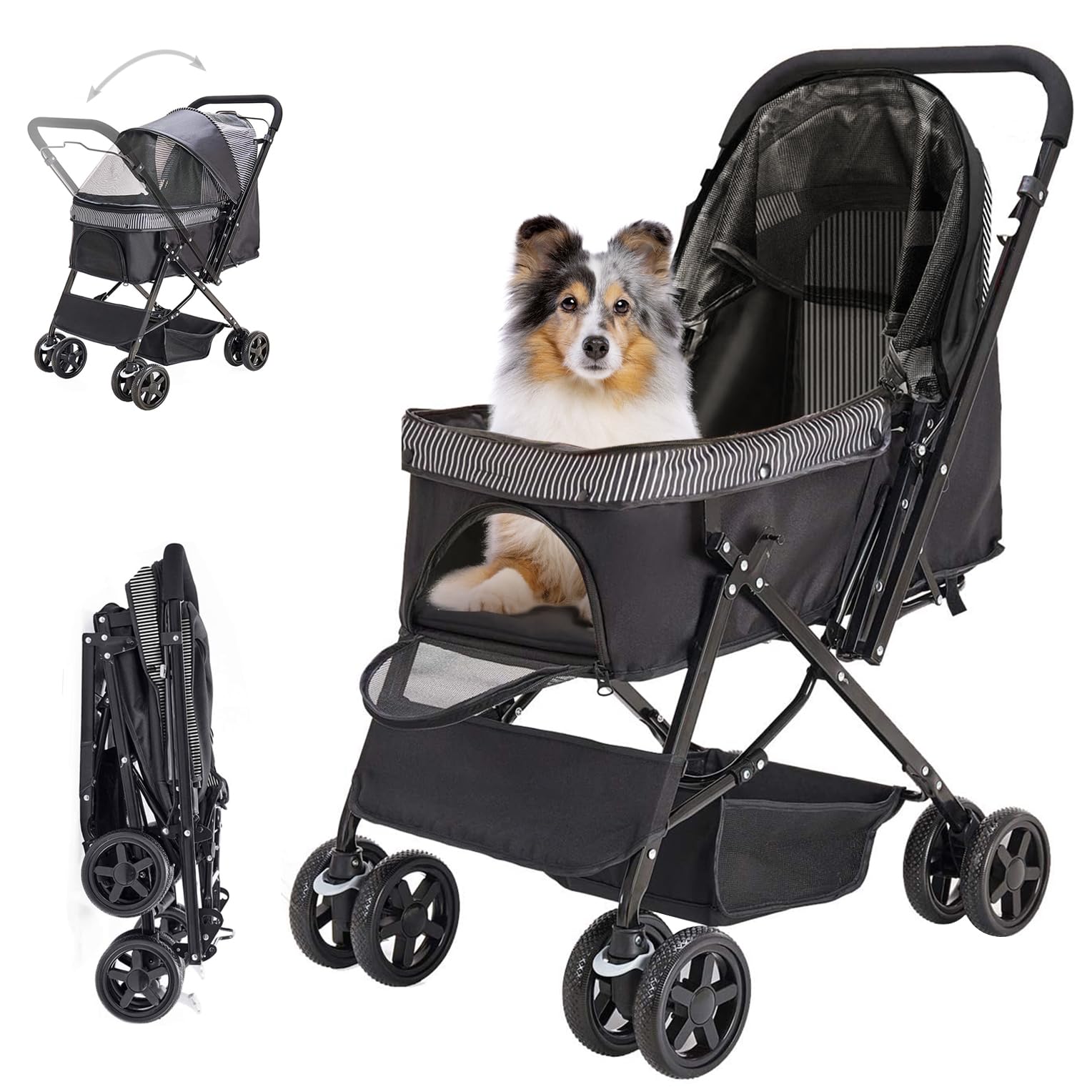 新品　LPOTIUS ペットカート Amazon.co.jp: LPOTIUS ペットカート 軽量 折りたたみ 対面式